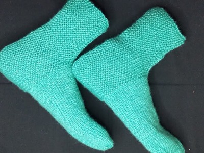 Knitting a Beautiful Thumb Socks | Tutorial in Hindi  | SIZE 6,7