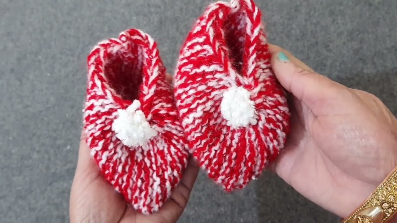 Knitting Babies Belly Socks & Woolen Shoes Like Share & subscribe Please