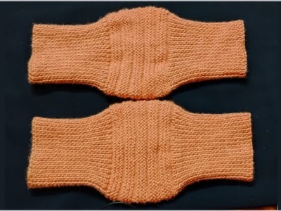 Knitting Knee cap | How to knit knee warmer