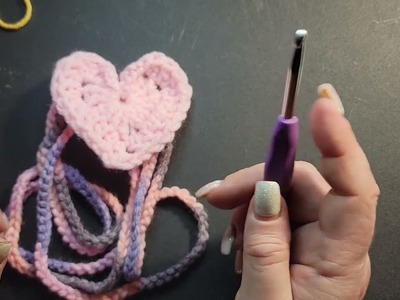 Learn how to crochet this sweet Valentine headband.   Beginner level.  @wipandchain