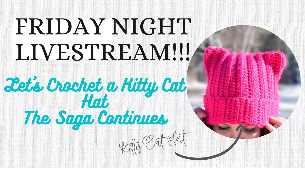 Let's Crochet a Kitty Cat Hat: The Saga Continues
