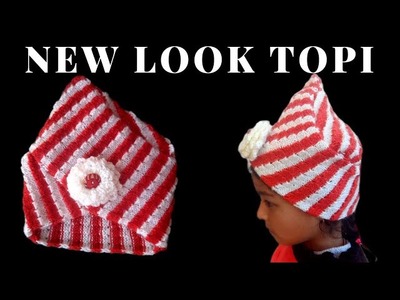 New pattern topi, full tutorial, step by step | #rekha_knitting_zone