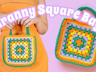 *QUICK & EASY* Granny Square Bag.Clutch | ANY SIZE! ????