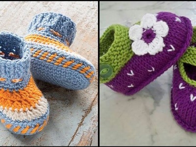 Stylish and gorgeous crochet baby shoes free patterns collection