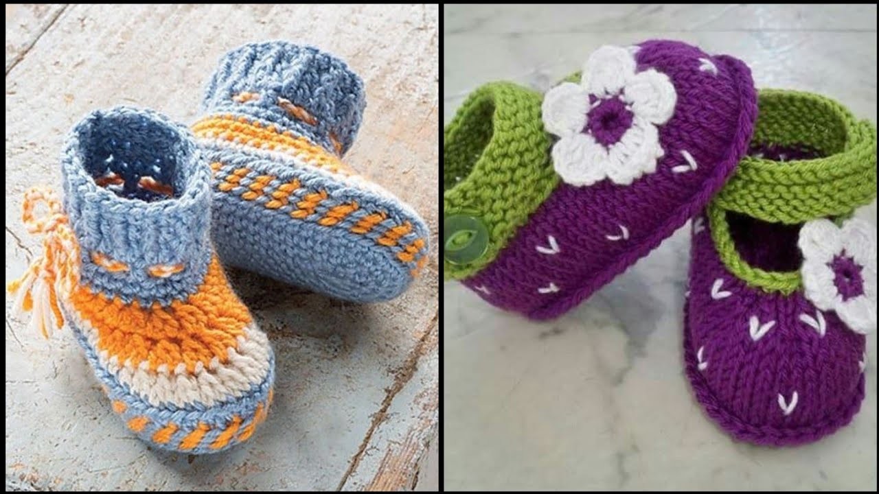 Stylish and gorgeous crochet baby shoes free patterns collection