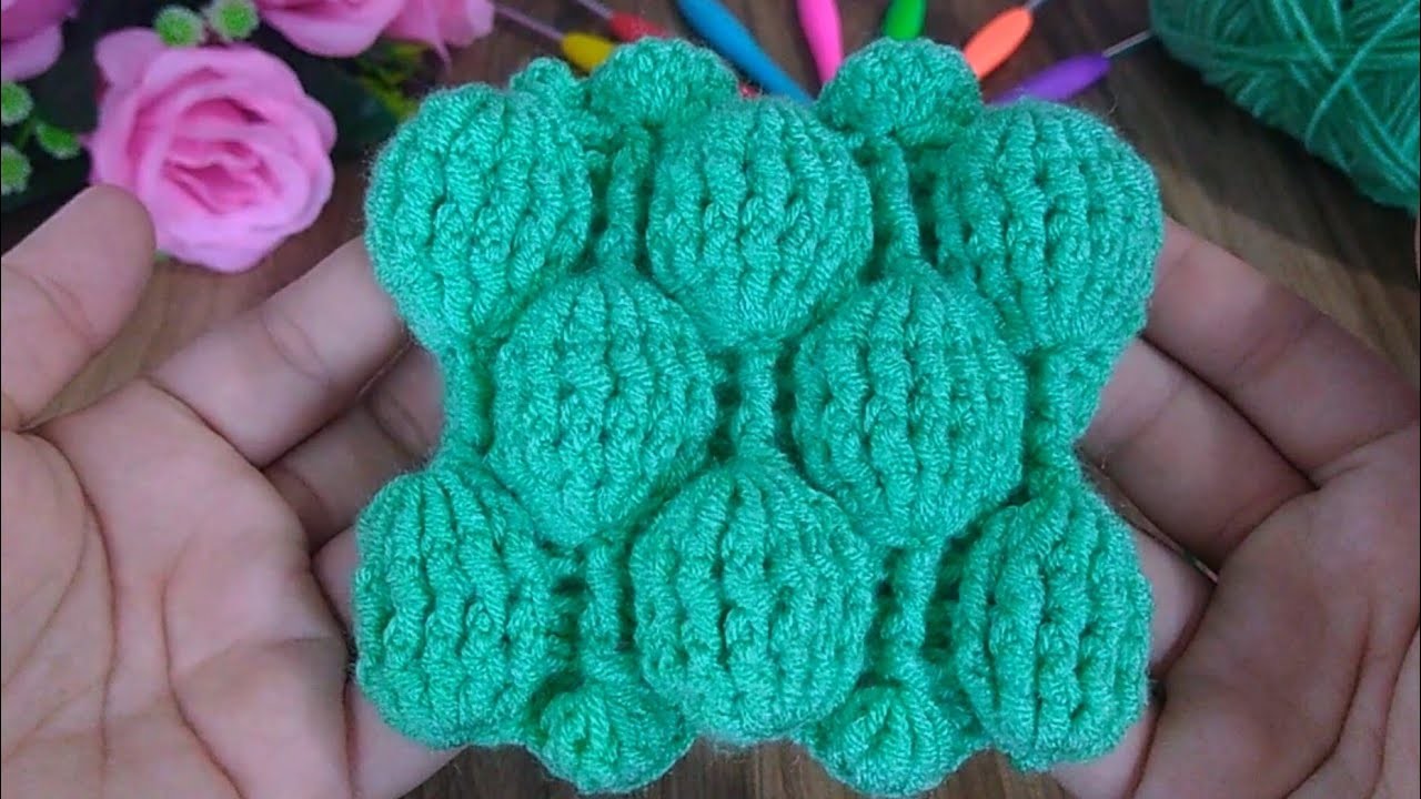 Super crochet ballon stitch.crochet modèle de tricot