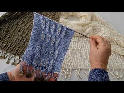 This example is very easy.You can knit a BRİDAL SHAWL or a DAILY SHAWL or SCARF (Gelin Şalı) #shawl