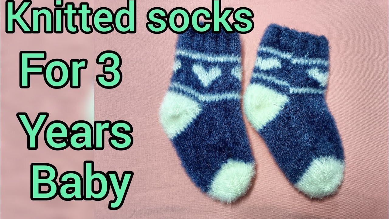 Tutorial of 2-3 years baby boy Socks