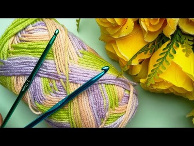 Wonderful! Most Beautiful Crochet Stitch - Easy to follow! Crochet Pattern! Crochet.