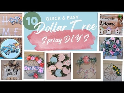 10 EASY and AFFORDABLE  spring DIY'S