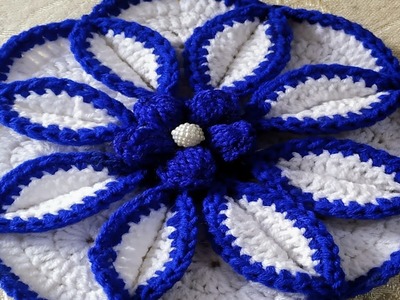 Amazing crochet flower ???????? how to crochet easy design #Wowcreation