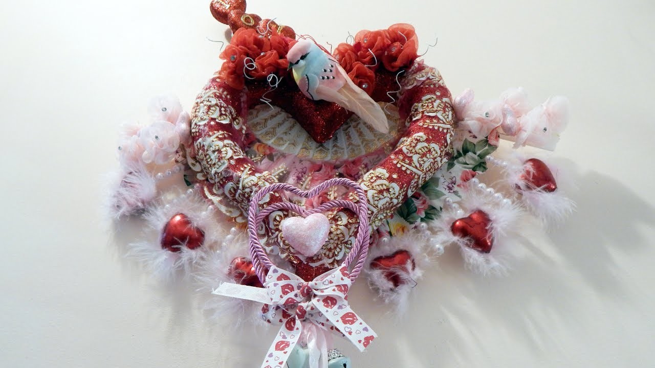 Crafting with Lydia - DIY Valentine's Day Love Bird Heart Display