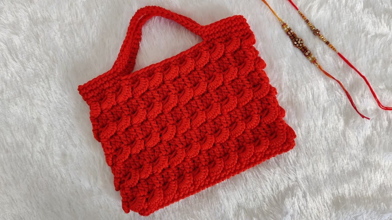 Crochet bag design| crochet bag tutorial | sangitas craft