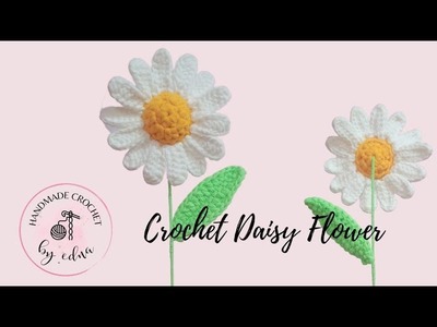 Crochet Daisy Flower | Quick & Easy Beginner Friendly Tutorial | Handmade Crochet by Edna