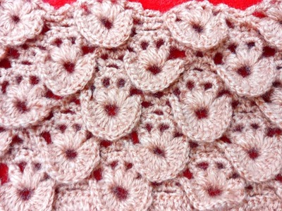 Crochet Easy And New Pattern For Blankets, Napkins, Shawls,  Scarves,Cushion Covers And More.