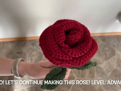 Crochet Flower Bouquet Series: Episode 3 Rose