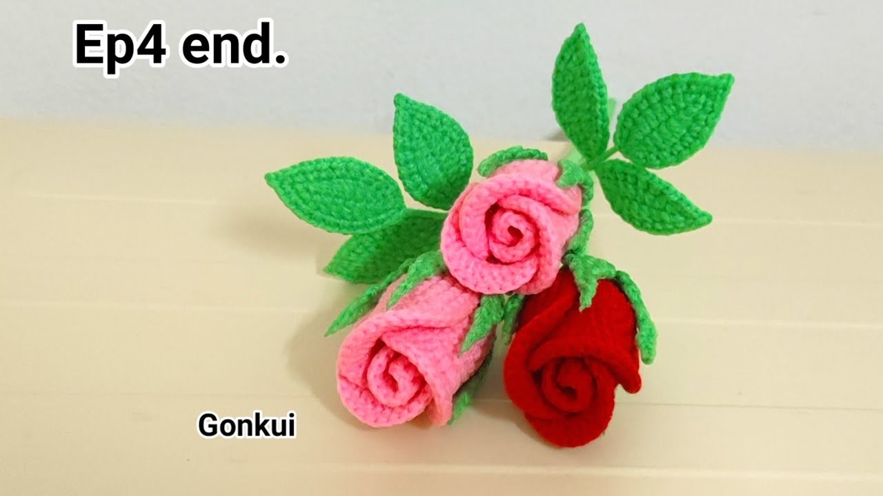 Crochet flower | Easy crochet roses for beginners, step by step Ep4end. Assembling flower #beginners