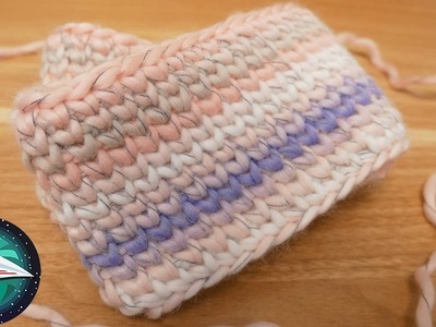 Crochet | Light Reflecting Headband in a Knitted Look | Crocheting that Looks Like Knitting