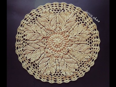 Crochet mandala doily #30. how to crochet mandala