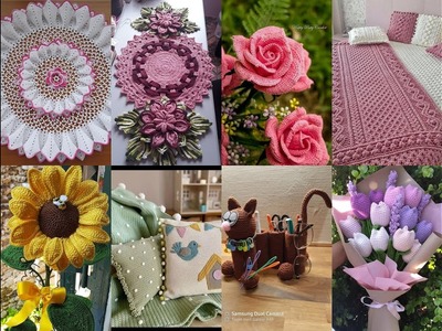 Crochet pattern new design.crochet beautiful designs.Easy crochet flowers. Crochet home decor Ideas.