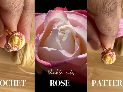 CROCHET ROSE PATTERN | SIMPLE RING| EVERYDAY CROCHET JEWELRY