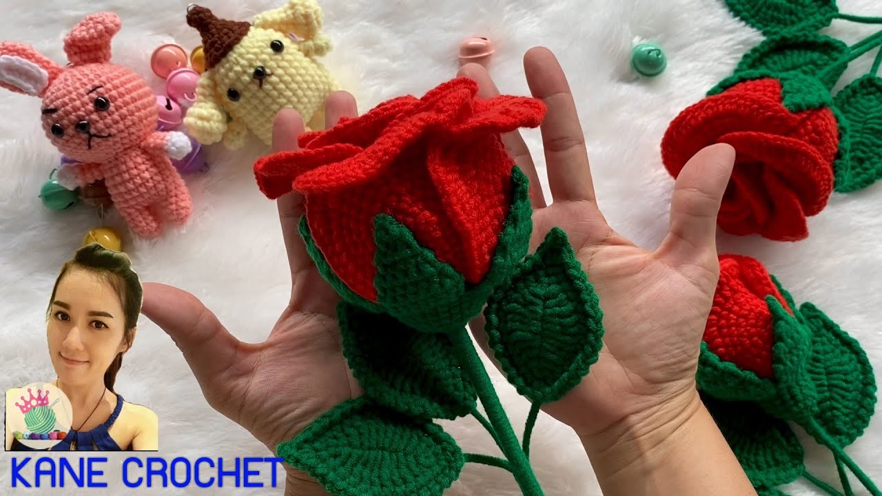 Crochet Roses | Crochet flower bouquet ???????? | Valentine Crochet Rose