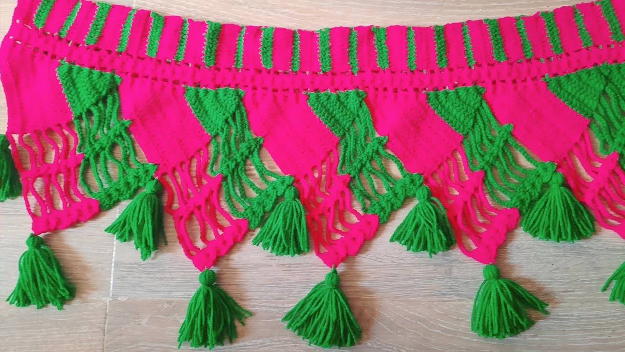 Crochet Toran Full Video Making Woolen Toran (Hindi)