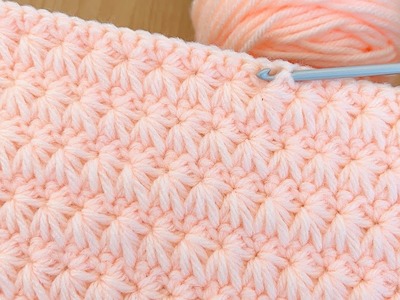 ???? easy star knitting pattern. crochet baby blanket pattern