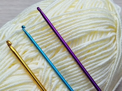 Eye-catching wonder knitting pattern made with two needles