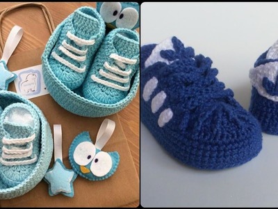 GORGEOUS AND UNIQUE FREE CROCHET BABY BOOTIES PATTERN DESIGN