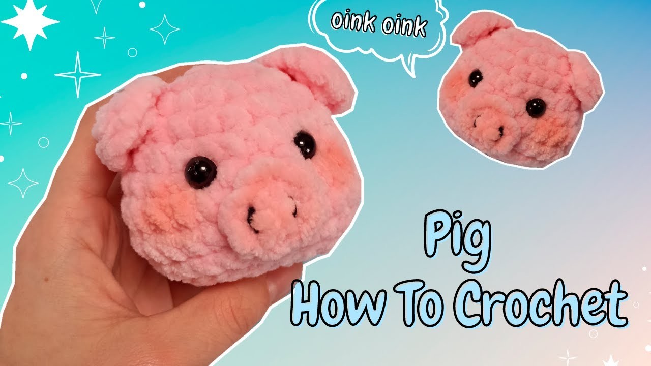 How To Crochet a PIG | Easy Amigurumi Tutorial for Beginners @toysbyvalerie