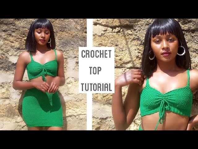 How to Crochet A Top:crochet top tutorial.DIY