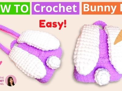 How To Crochet Bunny Backpack Mini Cute Rabbit Bag Crochet Pattern Perfect gift for you loved ones ????