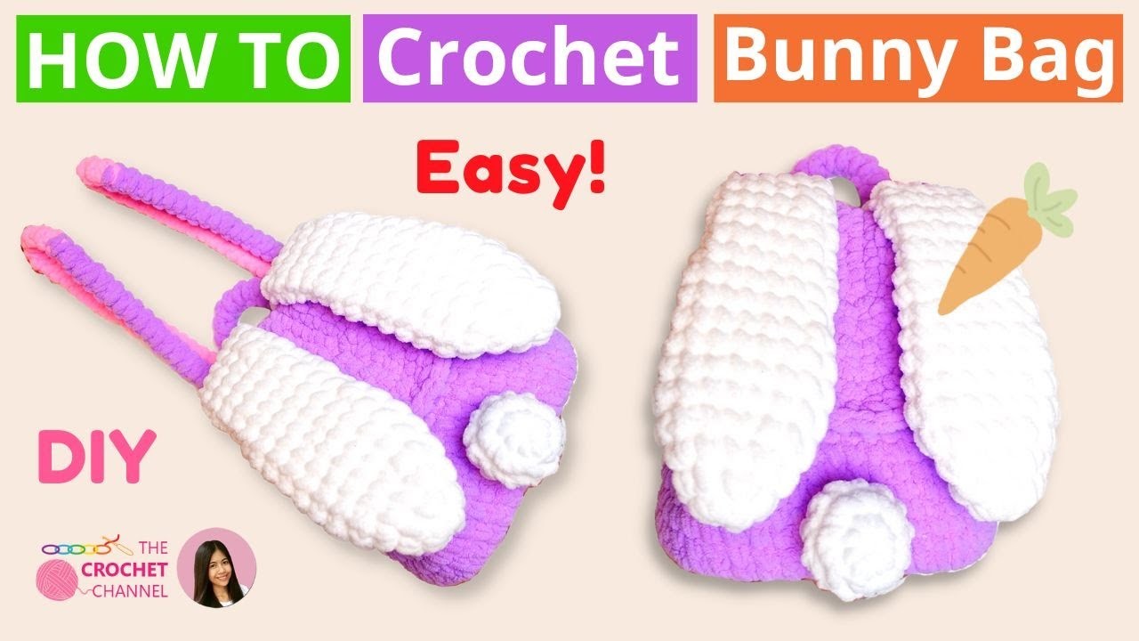 How To Crochet Bunny Backpack Mini Cute Rabbit Bag Crochet Pattern Perfect gift for you loved ones ????