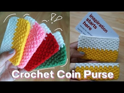 How to Crochet Coin Purse | Free Crochet Purse Patterns | Crochet Mini Bag | Knitting Love DIY | Ep2