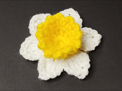 How to Crochet Daffodil Flower | Free Crochet Pattern of Daffodil Flower | Crochet Free Pattern