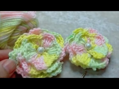 How to crochet Rose flower for beginners.
