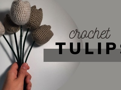 How To Crochet Tulips. Crochet a simple bouquet of flowers.