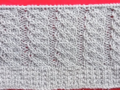 New knitting stitch pattern | gents ladies & kids sweater.cardigan.jacket design | @tanuartsvlog  |