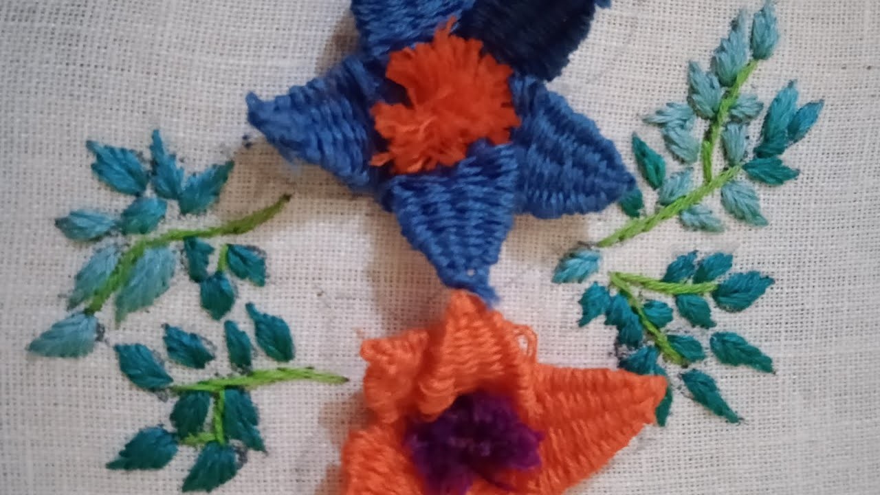 ????????????star flowers knitting hand|daily hand embroidery#handcrafts#designing