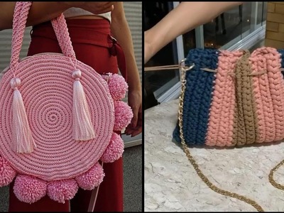Stunning crochet hand bags free patterns collection and ideas