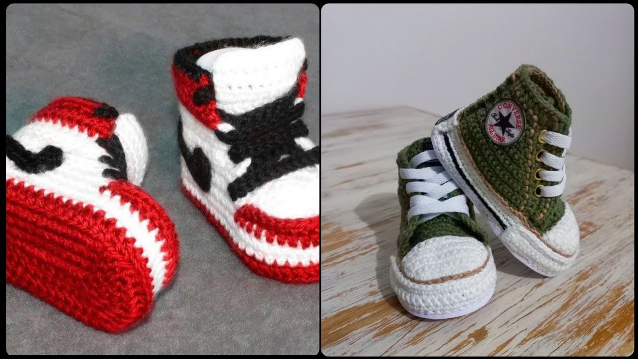 STYLISH AND MODERN FREE CROCHET BABY BOOTIES PATTERN DESIGN