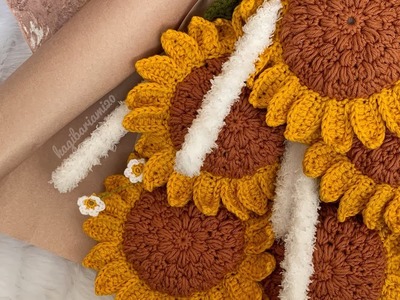 Sunflower Crochet Tutorial by Kagibari Ami