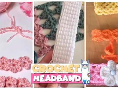 TikTok Crochet ???? Baby Headband ???? Ideas - Compilation | @blu_llama