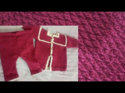 Very easy crochet baby  jacket 1year to 18 month easy crochet pattern kniting champion