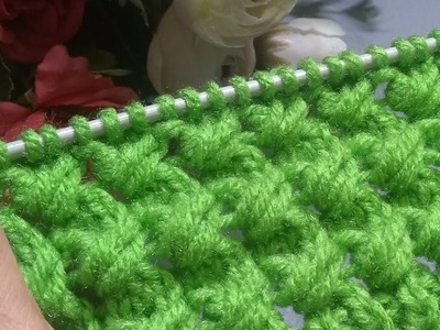 Very Easy step & Beautiful knitting pattern #024.My little skills #knittingcrochet