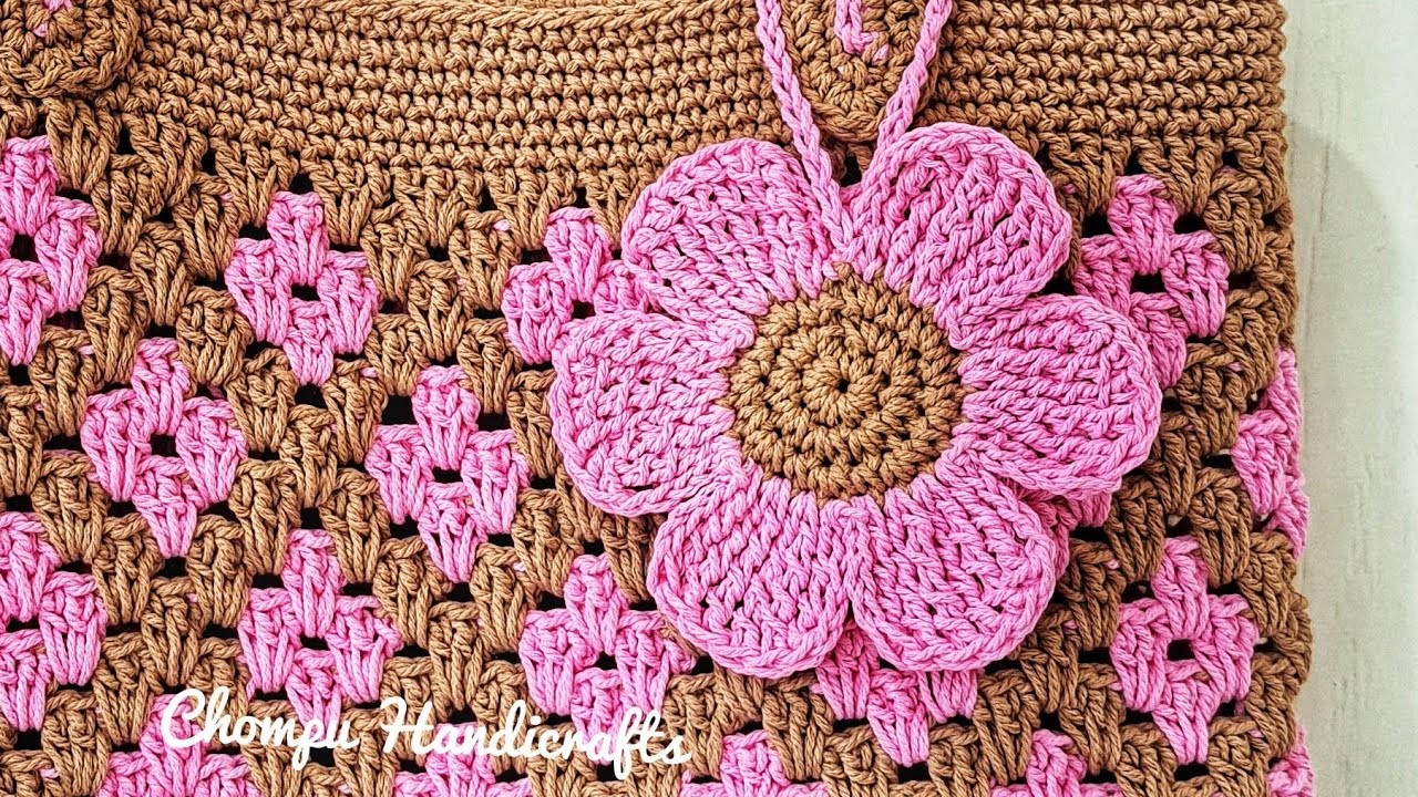 Very Pretty! Crochet flower. Crochet for beginners.