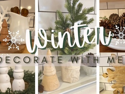 2023 Winter Decorating Ideas | Winter Decor |  Decorate With Me | Family Room | Kitchen | Entryway