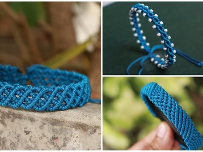 3 Handmade Macrame Bracelet Ideas | How To Make Bracelets At Home | DIY |Creation&you