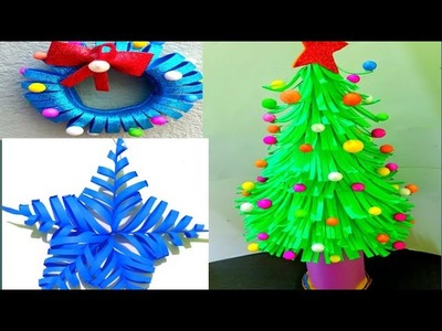 3easy and beautiful Christmas craft.special for merry Christmas day.with craft by chumki